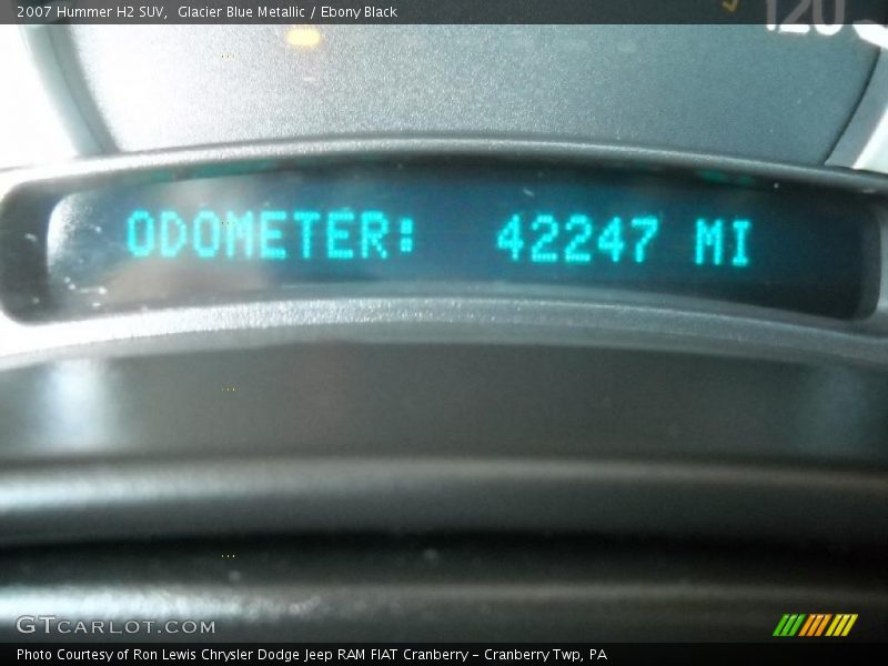 Glacier Blue Metallic / Ebony Black 2007 Hummer H2 SUV