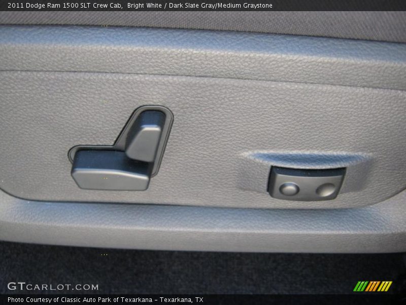 Bright White / Dark Slate Gray/Medium Graystone 2011 Dodge Ram 1500 SLT Crew Cab