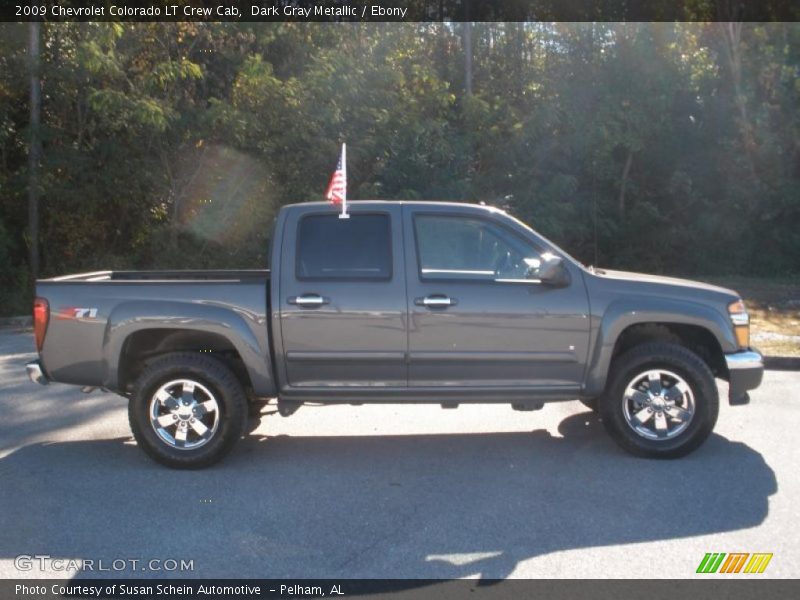 Dark Gray Metallic / Ebony 2009 Chevrolet Colorado LT Crew Cab