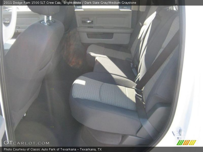 Bright White / Dark Slate Gray/Medium Graystone 2011 Dodge Ram 1500 SLT Crew Cab