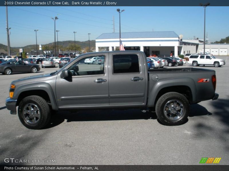 Dark Gray Metallic / Ebony 2009 Chevrolet Colorado LT Crew Cab