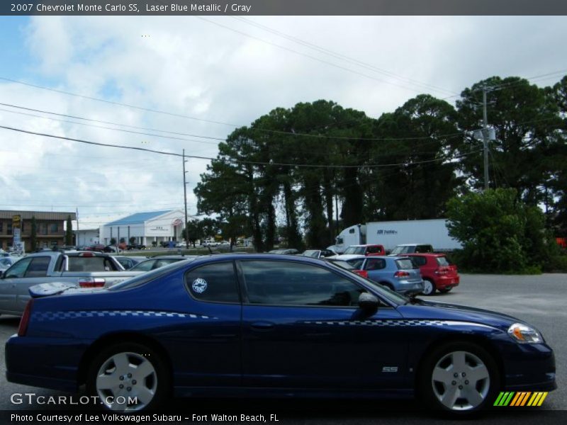 Laser Blue Metallic / Gray 2007 Chevrolet Monte Carlo SS