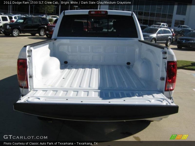 Bright White / Dark Slate Gray/Medium Graystone 2011 Dodge Ram 1500 SLT Crew Cab