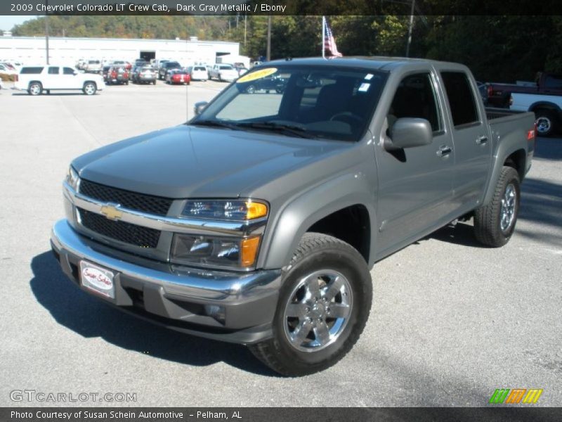 Dark Gray Metallic / Ebony 2009 Chevrolet Colorado LT Crew Cab