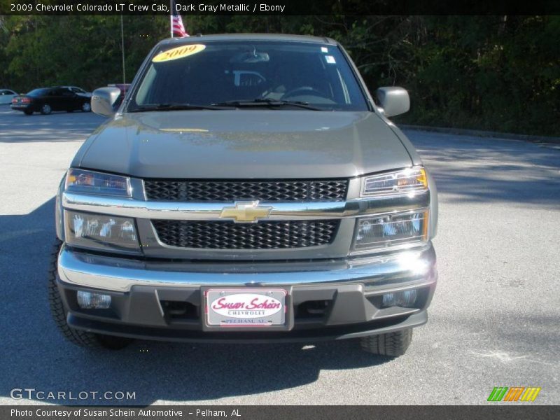 Dark Gray Metallic / Ebony 2009 Chevrolet Colorado LT Crew Cab