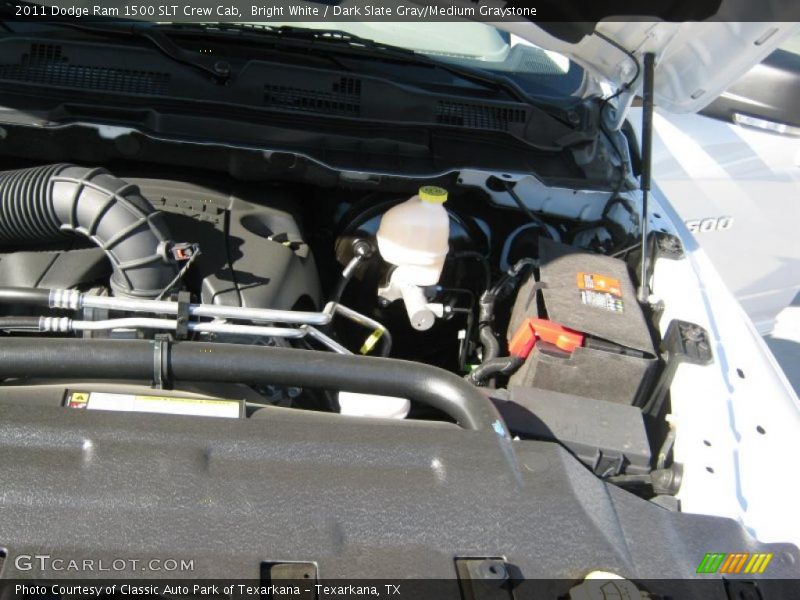 Bright White / Dark Slate Gray/Medium Graystone 2011 Dodge Ram 1500 SLT Crew Cab