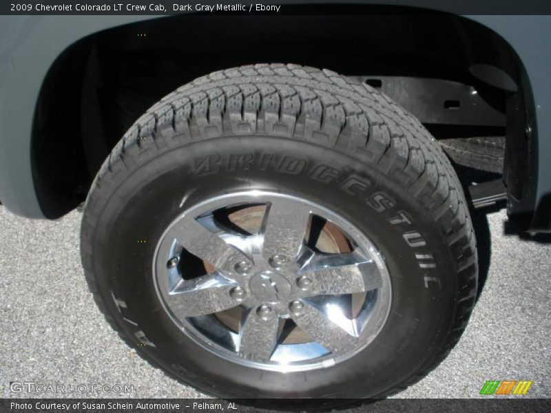 Dark Gray Metallic / Ebony 2009 Chevrolet Colorado LT Crew Cab