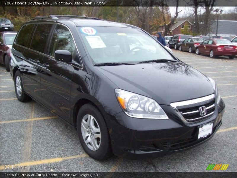 Nighthawk Black Pearl / Ivory 2007 Honda Odyssey EX-L