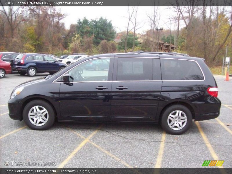 Nighthawk Black Pearl / Ivory 2007 Honda Odyssey EX-L