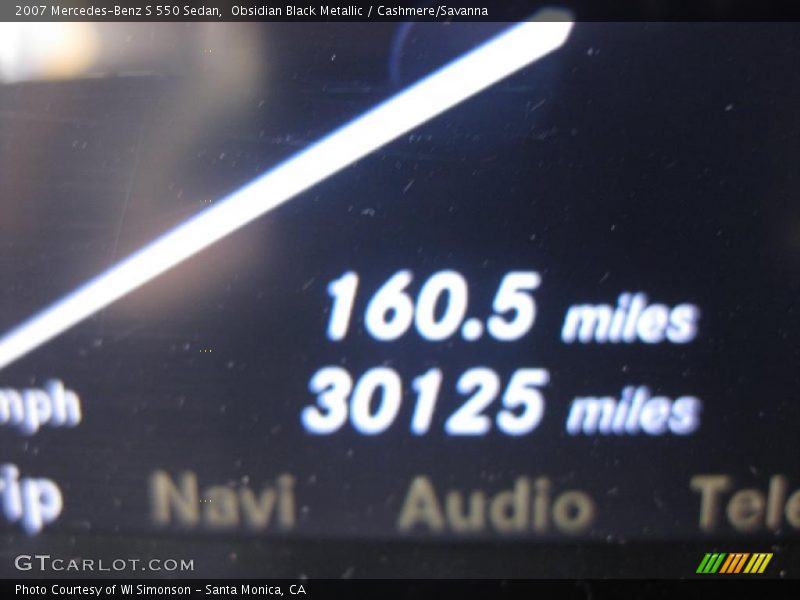 Obsidian Black Metallic / Cashmere/Savanna 2007 Mercedes-Benz S 550 Sedan