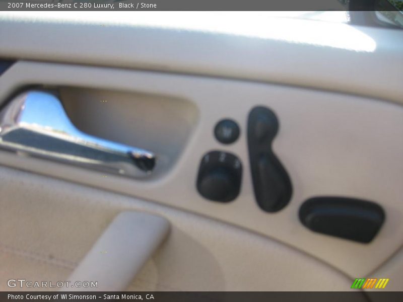 Black / Stone 2007 Mercedes-Benz C 280 Luxury