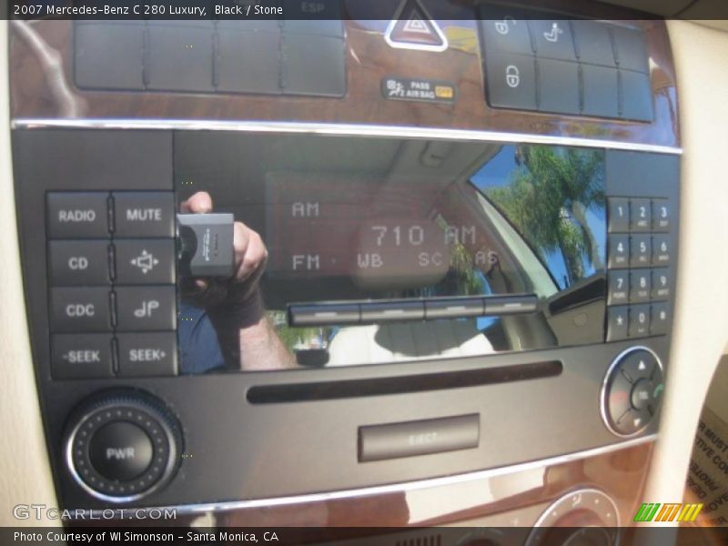 Black / Stone 2007 Mercedes-Benz C 280 Luxury