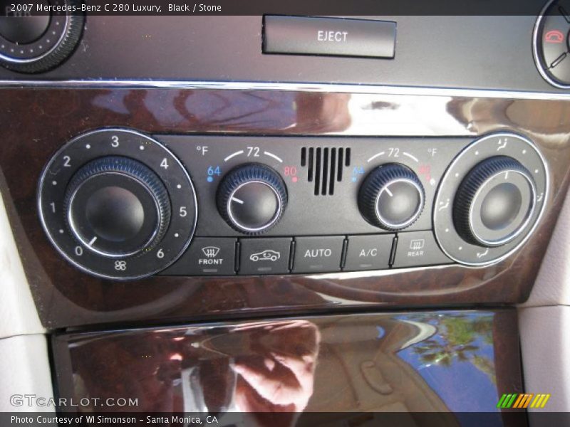 Black / Stone 2007 Mercedes-Benz C 280 Luxury