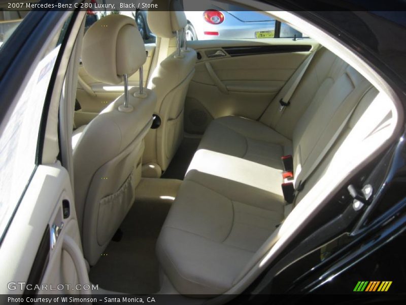 Black / Stone 2007 Mercedes-Benz C 280 Luxury