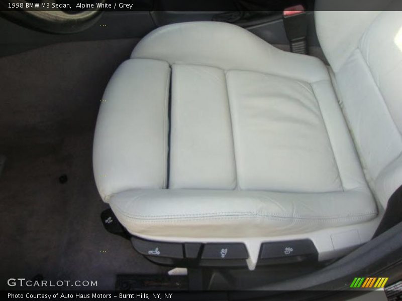 Alpine White / Grey 1998 BMW M3 Sedan