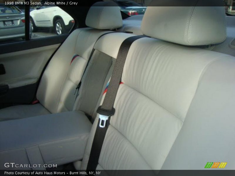 Alpine White / Grey 1998 BMW M3 Sedan