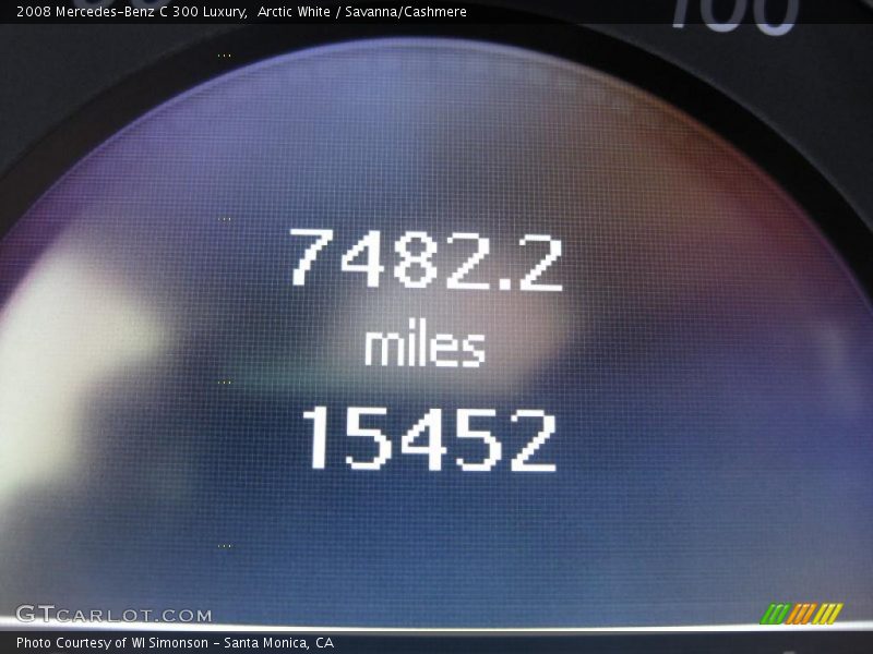 Arctic White / Savanna/Cashmere 2008 Mercedes-Benz C 300 Luxury