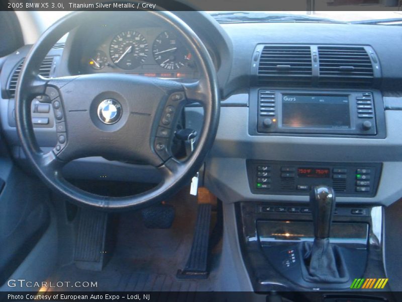 Titanium Silver Metallic / Grey 2005 BMW X5 3.0i