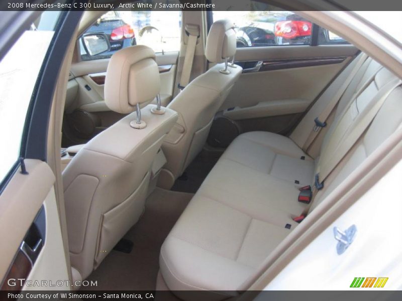 Arctic White / Savanna/Cashmere 2008 Mercedes-Benz C 300 Luxury