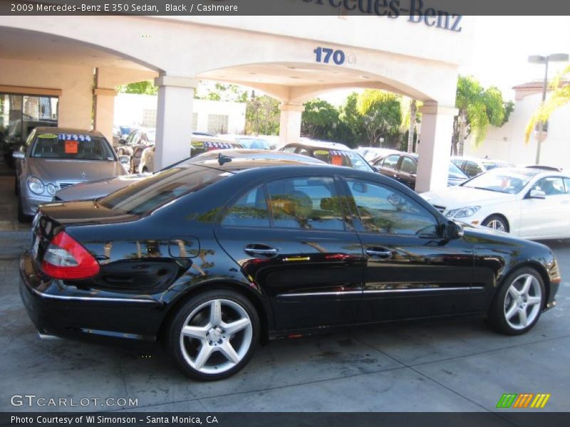 Black / Cashmere 2009 Mercedes-Benz E 350 Sedan