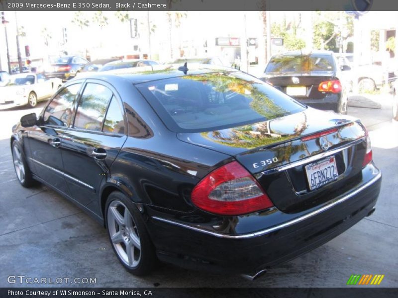 Black / Cashmere 2009 Mercedes-Benz E 350 Sedan