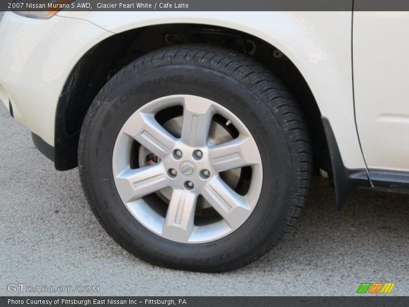 Glacier Pearl White / Cafe Latte 2007 Nissan Murano S AWD