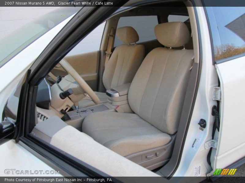 Glacier Pearl White / Cafe Latte 2007 Nissan Murano S AWD