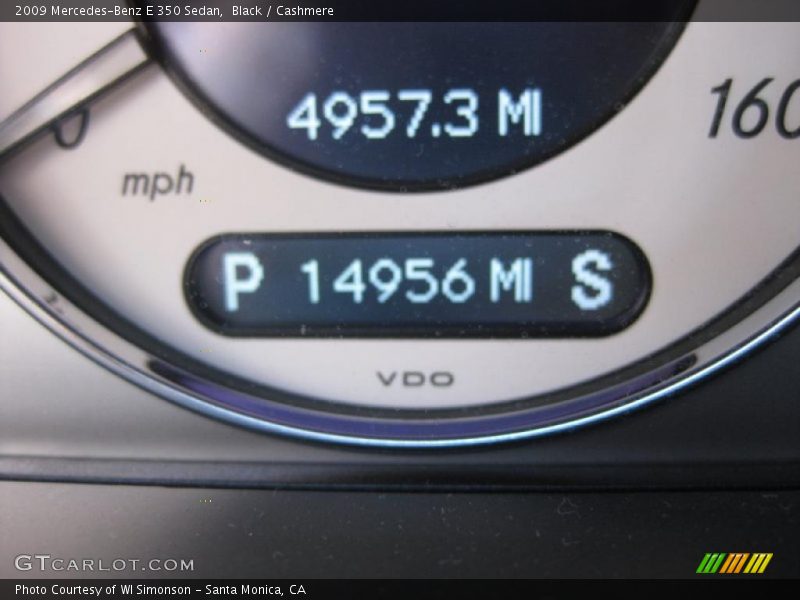 Black / Cashmere 2009 Mercedes-Benz E 350 Sedan
