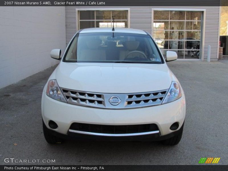 Glacier Pearl White / Cafe Latte 2007 Nissan Murano S AWD