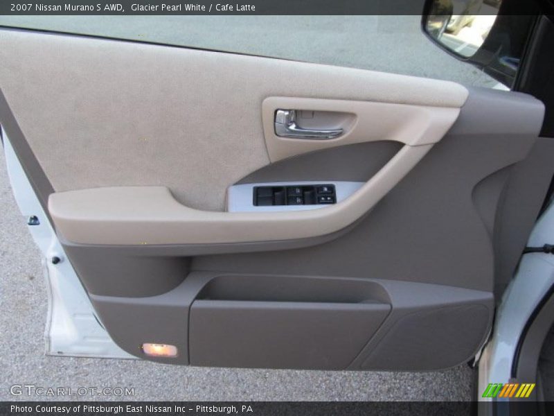 Glacier Pearl White / Cafe Latte 2007 Nissan Murano S AWD