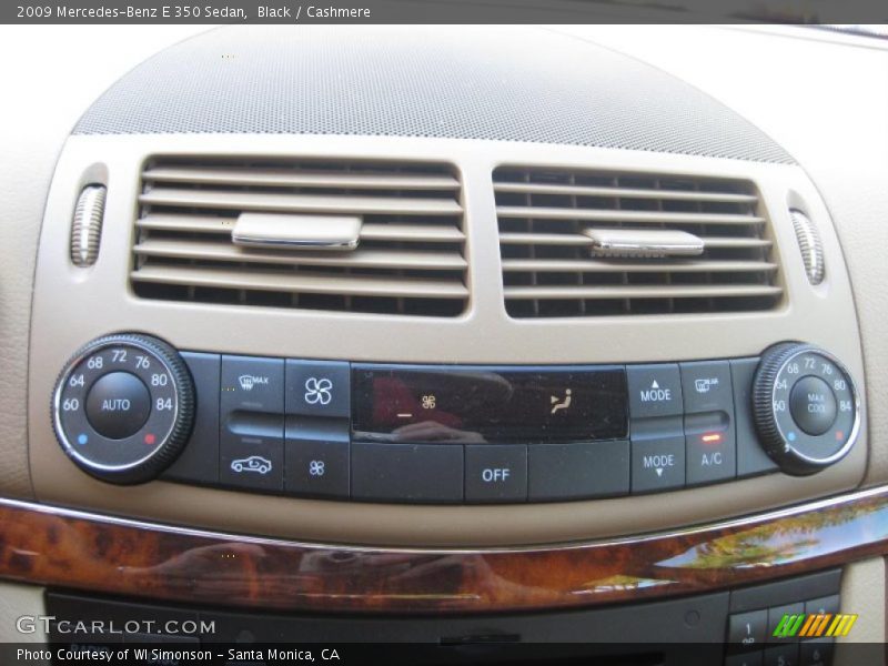 Black / Cashmere 2009 Mercedes-Benz E 350 Sedan