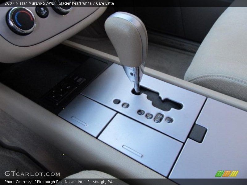 Glacier Pearl White / Cafe Latte 2007 Nissan Murano S AWD