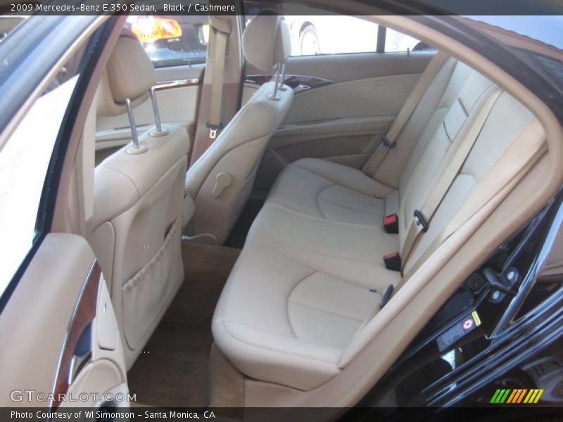 Black / Cashmere 2009 Mercedes-Benz E 350 Sedan