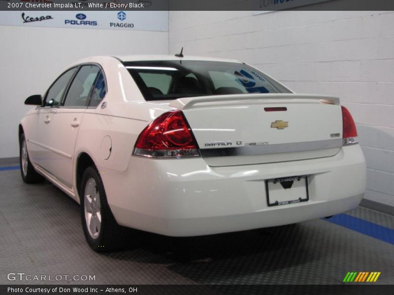 White / Ebony Black 2007 Chevrolet Impala LT