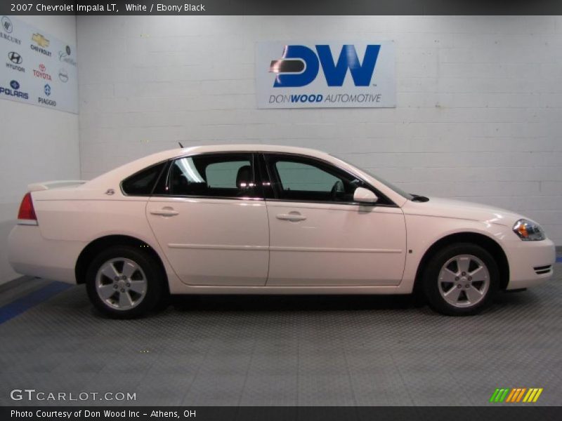 White / Ebony Black 2007 Chevrolet Impala LT