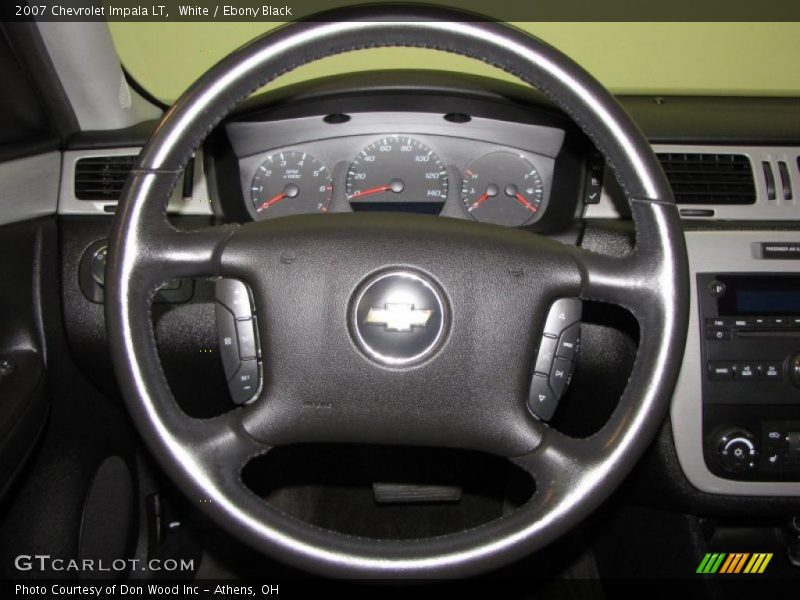 White / Ebony Black 2007 Chevrolet Impala LT