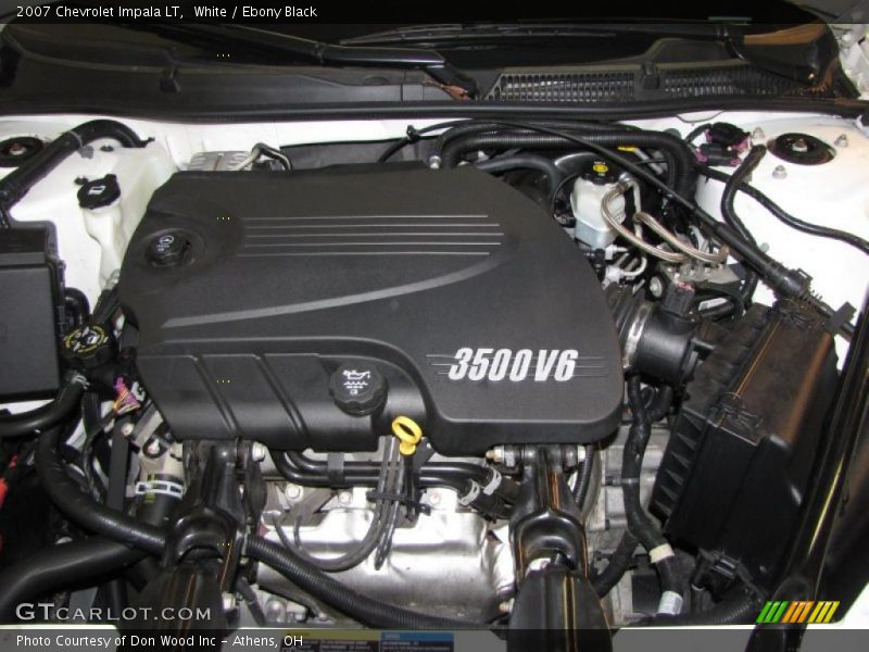 White / Ebony Black 2007 Chevrolet Impala LT
