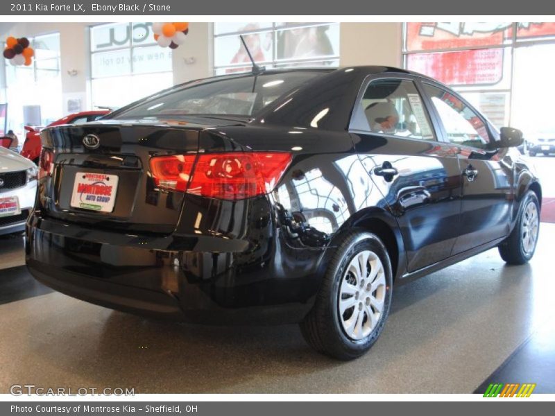 Ebony Black / Stone 2011 Kia Forte LX