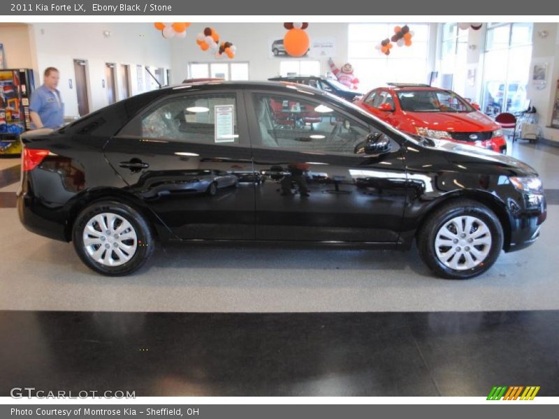 Ebony Black / Stone 2011 Kia Forte LX