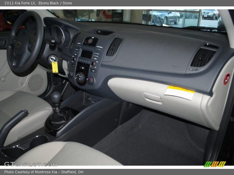 Ebony Black / Stone 2011 Kia Forte LX