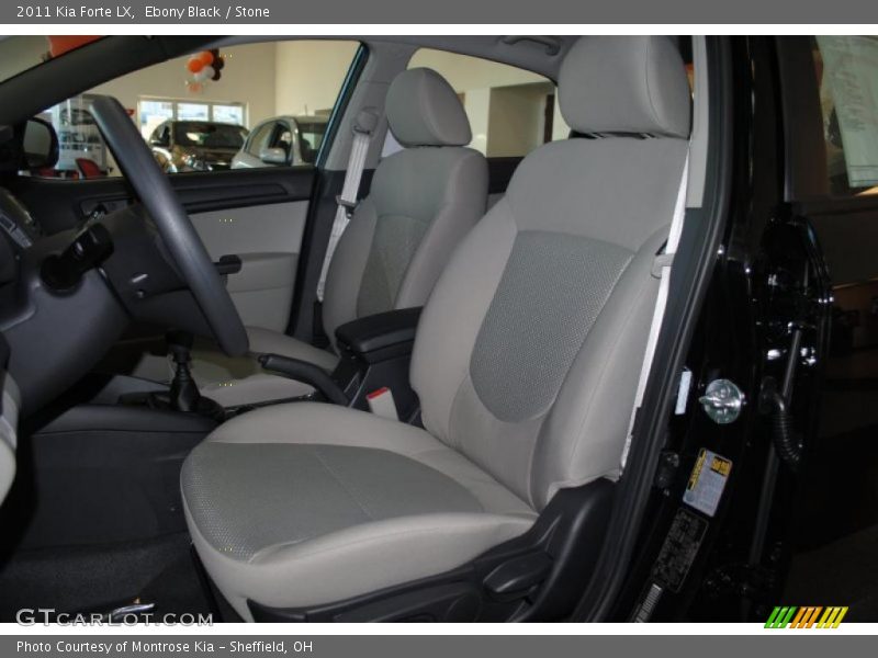 Ebony Black / Stone 2011 Kia Forte LX