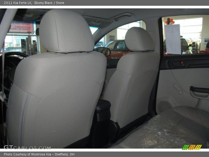 Ebony Black / Stone 2011 Kia Forte LX