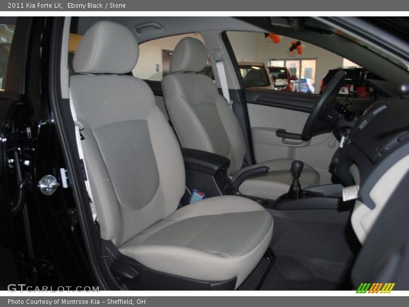 Ebony Black / Stone 2011 Kia Forte LX