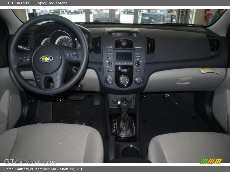 Spicy Red / Stone 2011 Kia Forte EX
