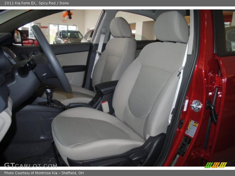 Spicy Red / Stone 2011 Kia Forte EX