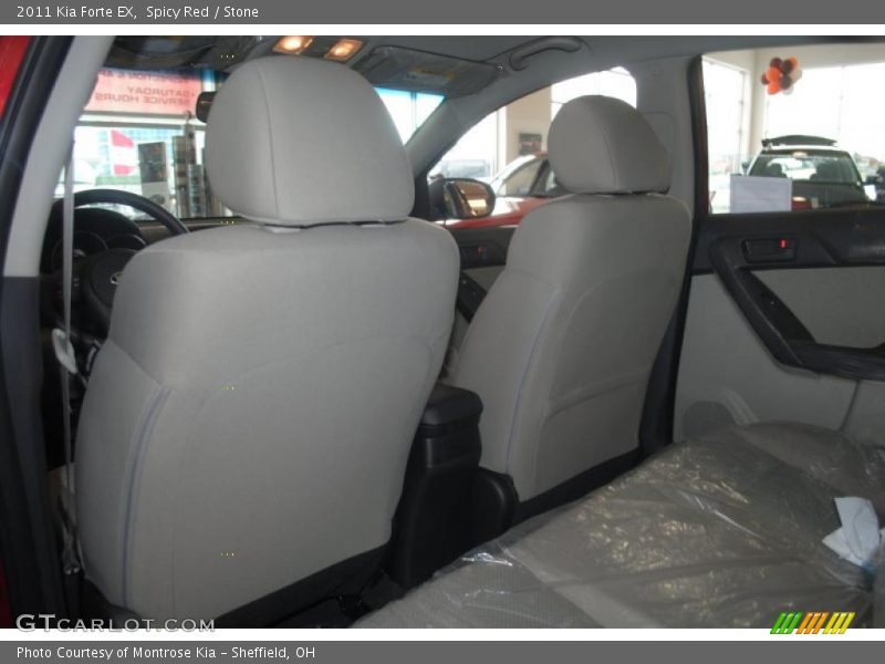 Spicy Red / Stone 2011 Kia Forte EX