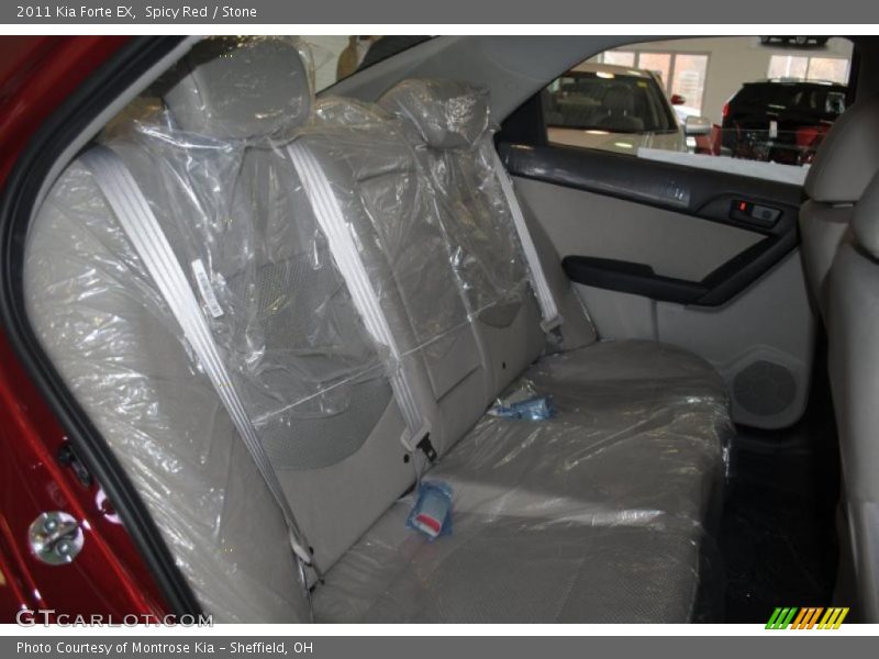 Spicy Red / Stone 2011 Kia Forte EX