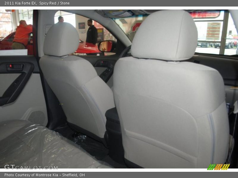 Spicy Red / Stone 2011 Kia Forte EX