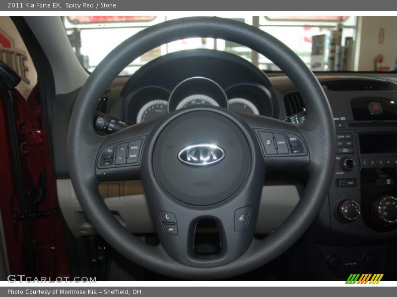 Spicy Red / Stone 2011 Kia Forte EX