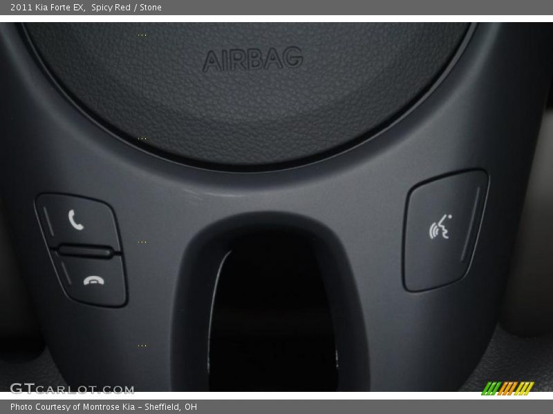 Spicy Red / Stone 2011 Kia Forte EX